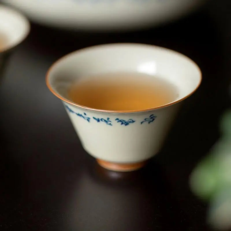 Hand-Written Cold Night Tea Cup 40ml