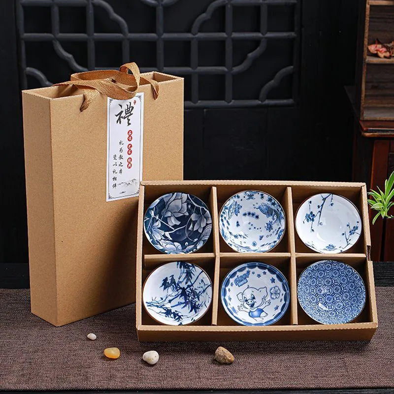 Blue and White Porcelain Tea Cup 75ml