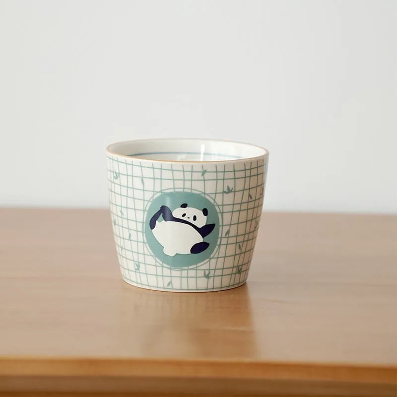 Decal-printed Panda Ceramic Tea Cup 280ml