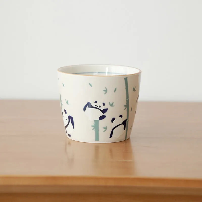 Decal-printed Panda Ceramic Tea Cup 280ml