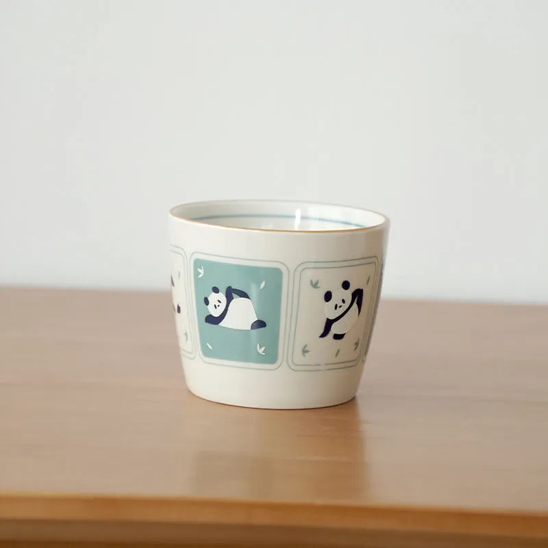 Decal-printed Panda Ceramic Tea Cup 280ml