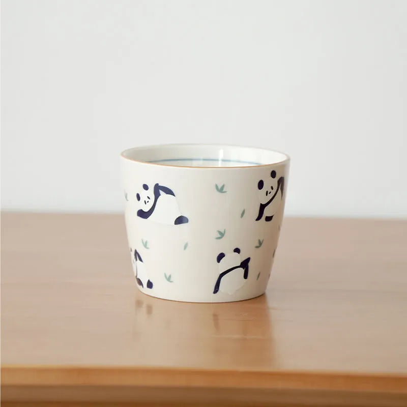 Decal-printed Panda Ceramic Tea Cup 280ml