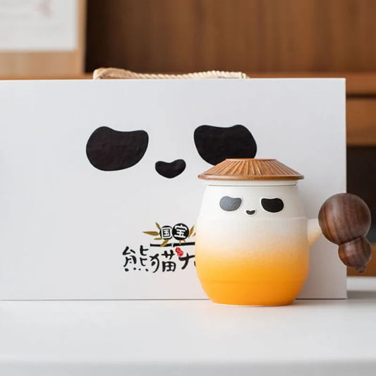 Panda Ceramic Cup 420ml