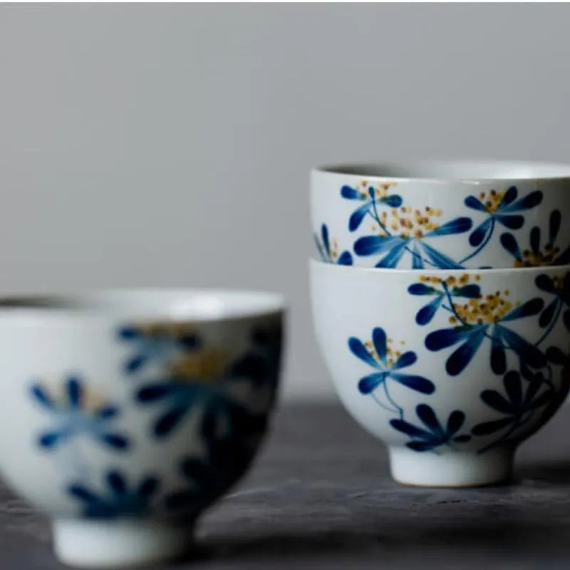 Hand-Painted Osmanthus Tea Cup 70ml