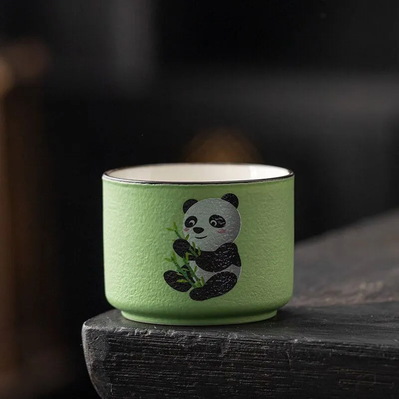 Ceramic Panda Tea Cup 55ml