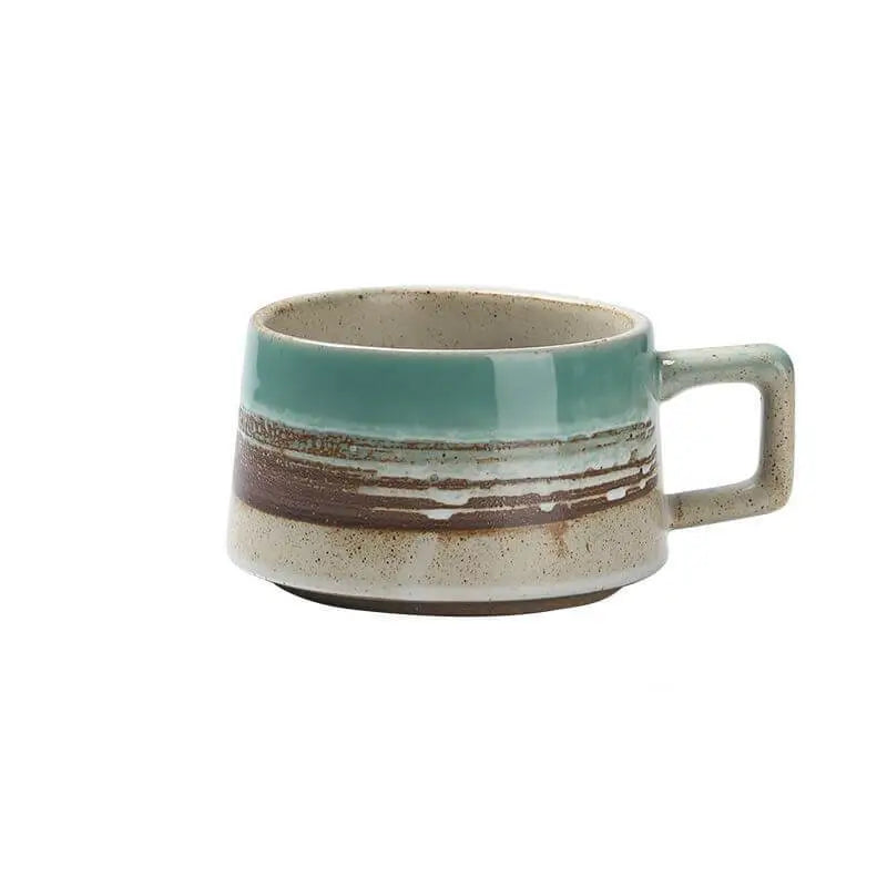 Green Ink Ceramic Coffee Cup 220ml