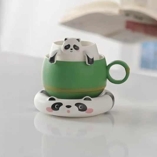 Panda Tea and Coffee Cup 240ml