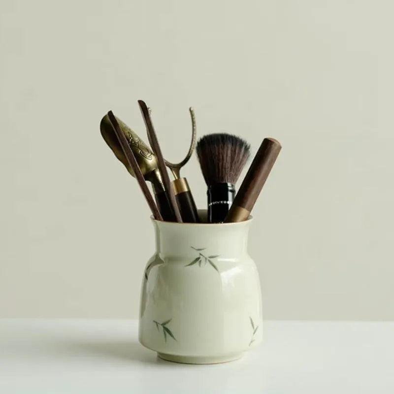 Hand-Painted Xiaozhu Bamboo - Tea Ceremony Tube