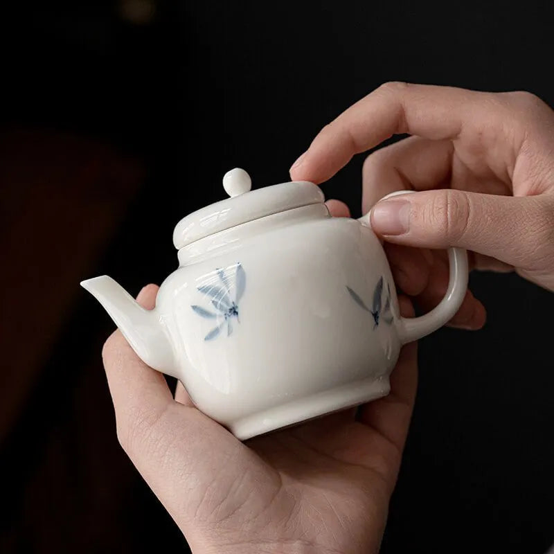 Hand-Painted Butterfly Orchid Tea Pot 190ml