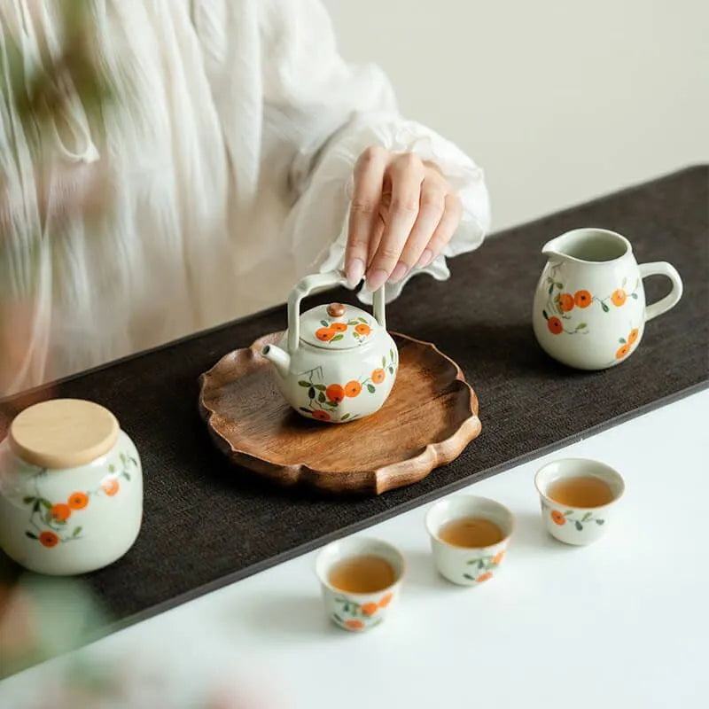 South American Walnut Wood Tea Tray