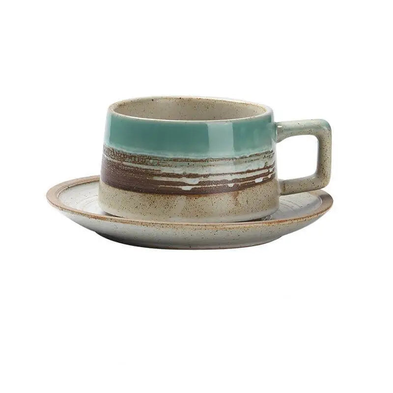 Green Ink Ceramic Coffee Cup 220ml