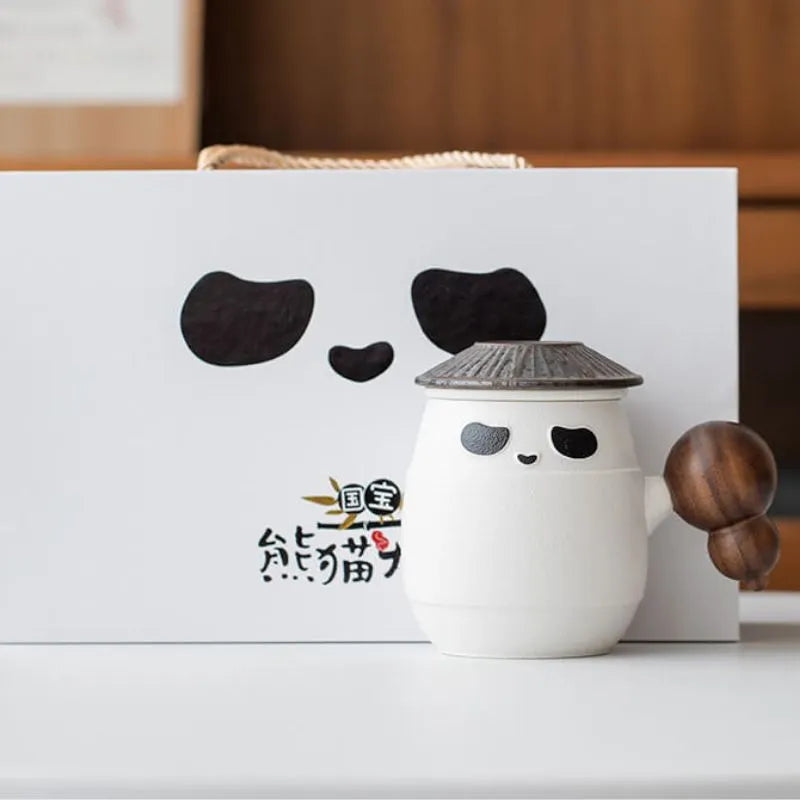 Panda Ceramic Cup 420ml