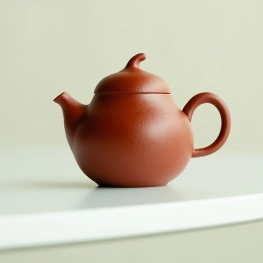 Zi Sha Zhu Ni - Mini Eggplant-shaped Teapot 140ml