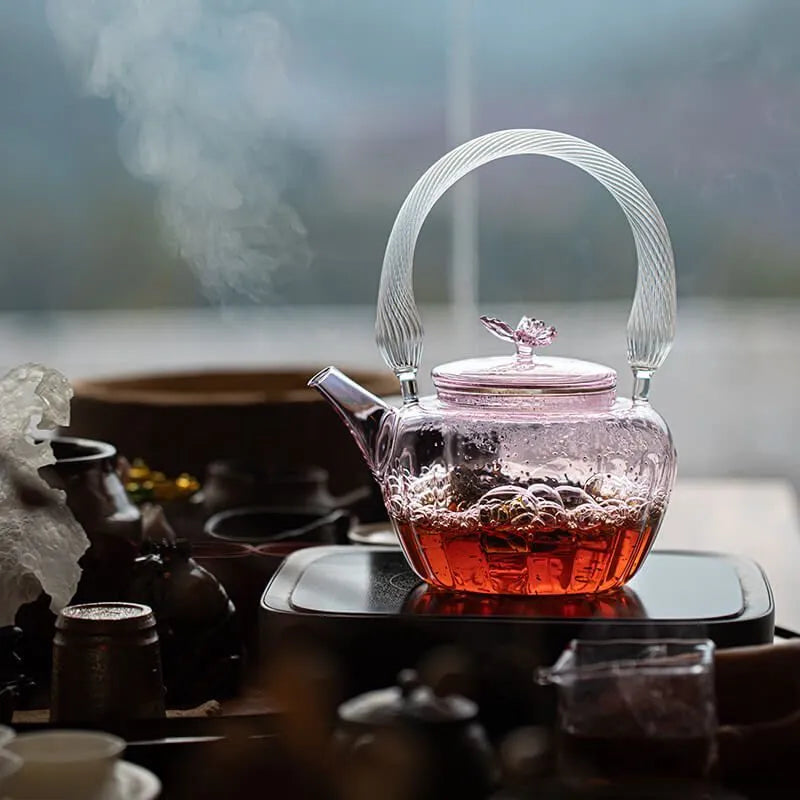 Pink Silent Electric Teapot 1000ml