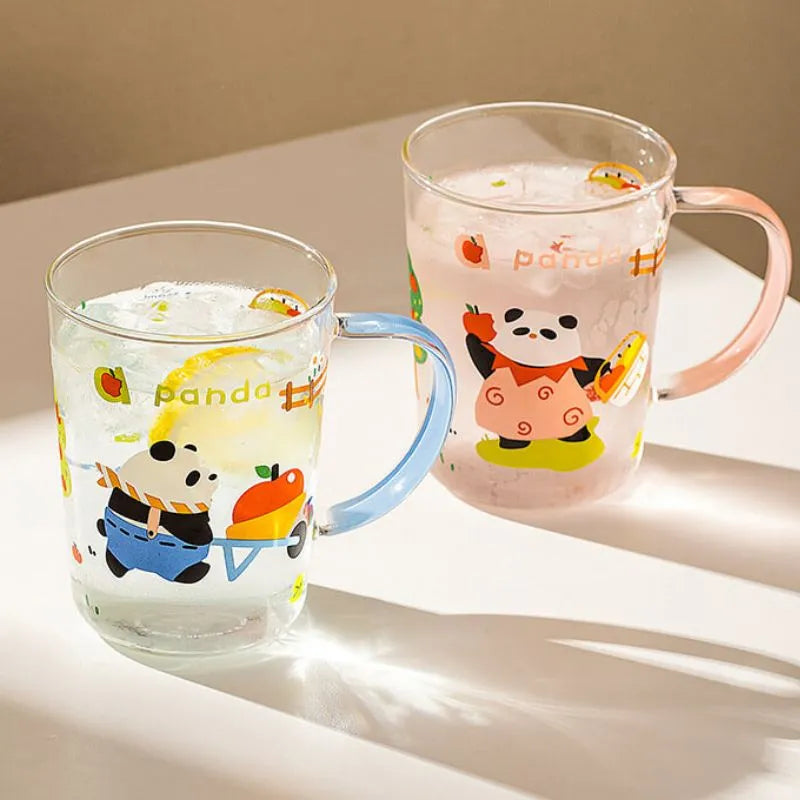 Panda Glass Cup 350ml