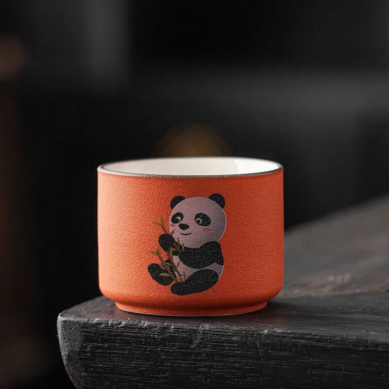 Ceramic Panda Tea Cup 55ml