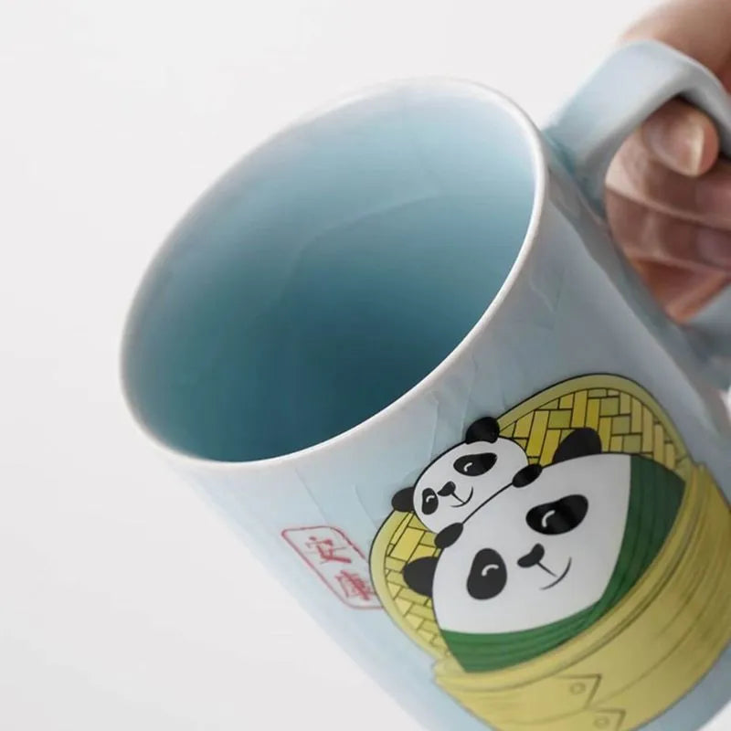 Panda Ceramic Teacup 400ml