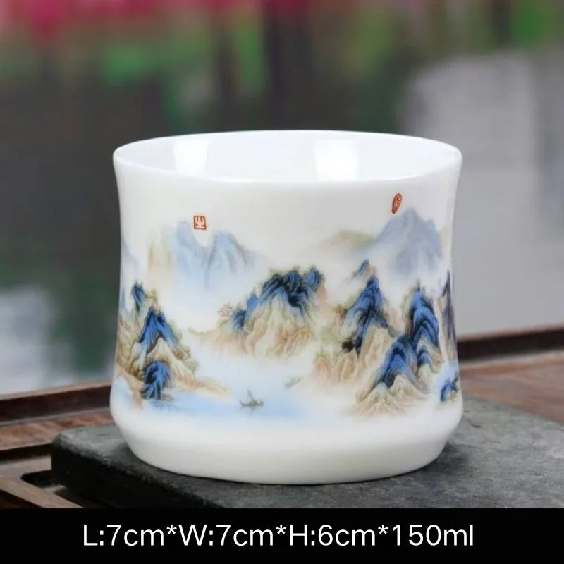 Qingming Shanghe Tu Tea Cup