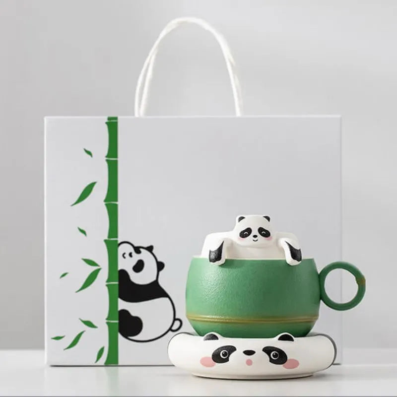 Panda Tea and Coffee Cup 240ml