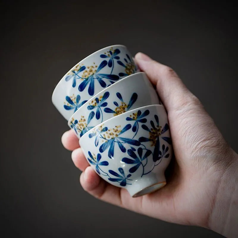 Hand-Painted Osmanthus Tea Cup 70ml