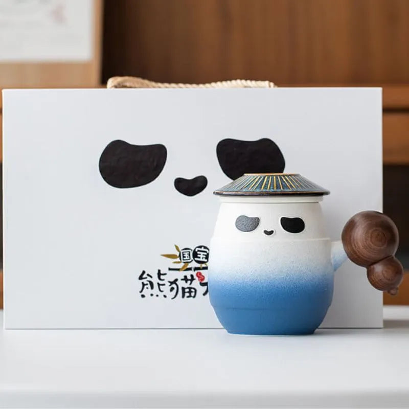 Panda Ceramic Cup 420ml