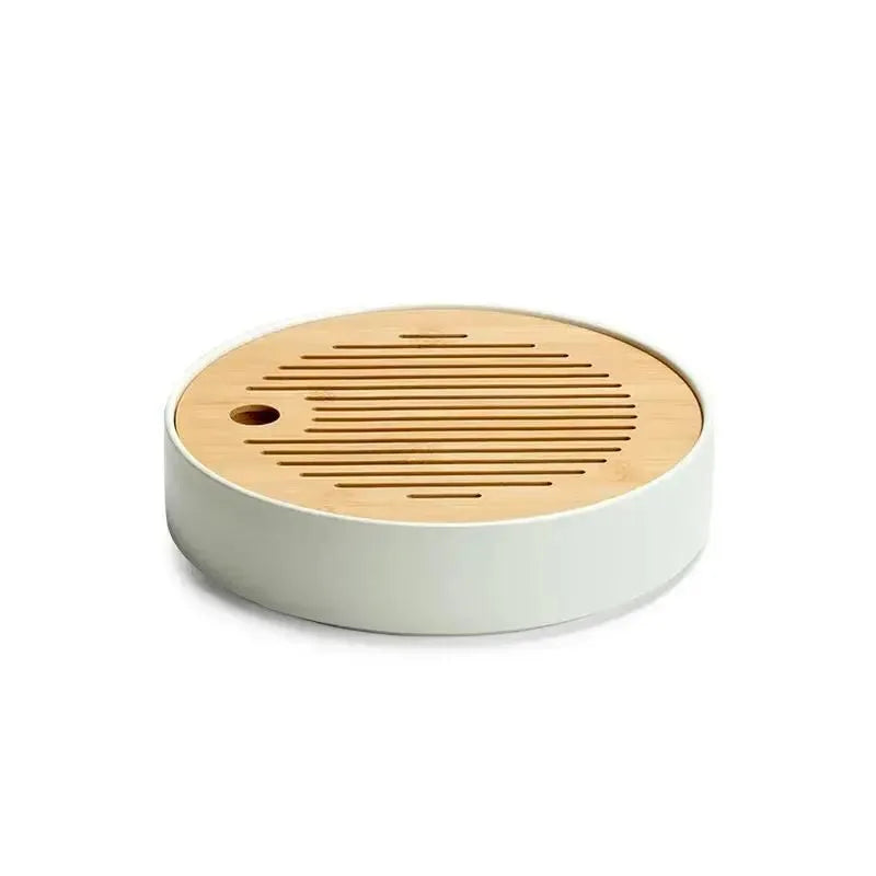 Bamboo Ceramic Mini Tea Tray