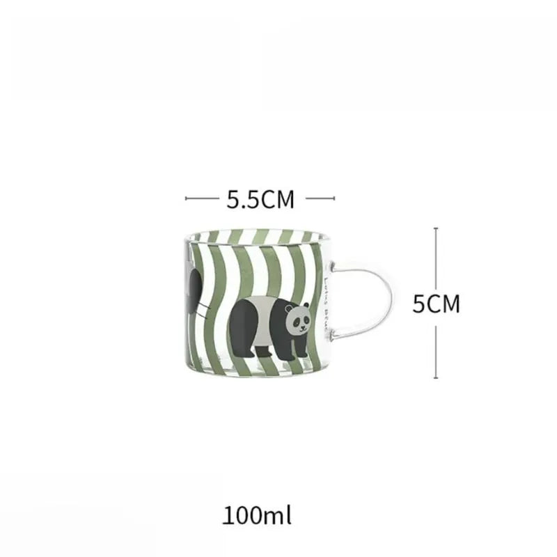 Panda Glass Cup 100ml