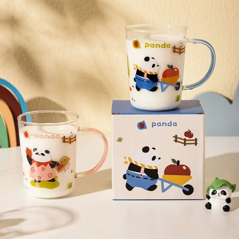 Panda Glass Cup 350ml