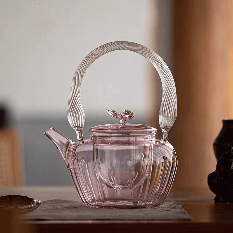 Pink Silent Electric Teapot 1000ml