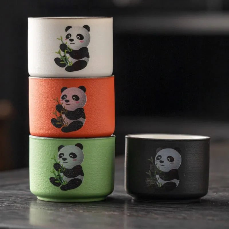 Ceramic Panda Tea Cup 55ml