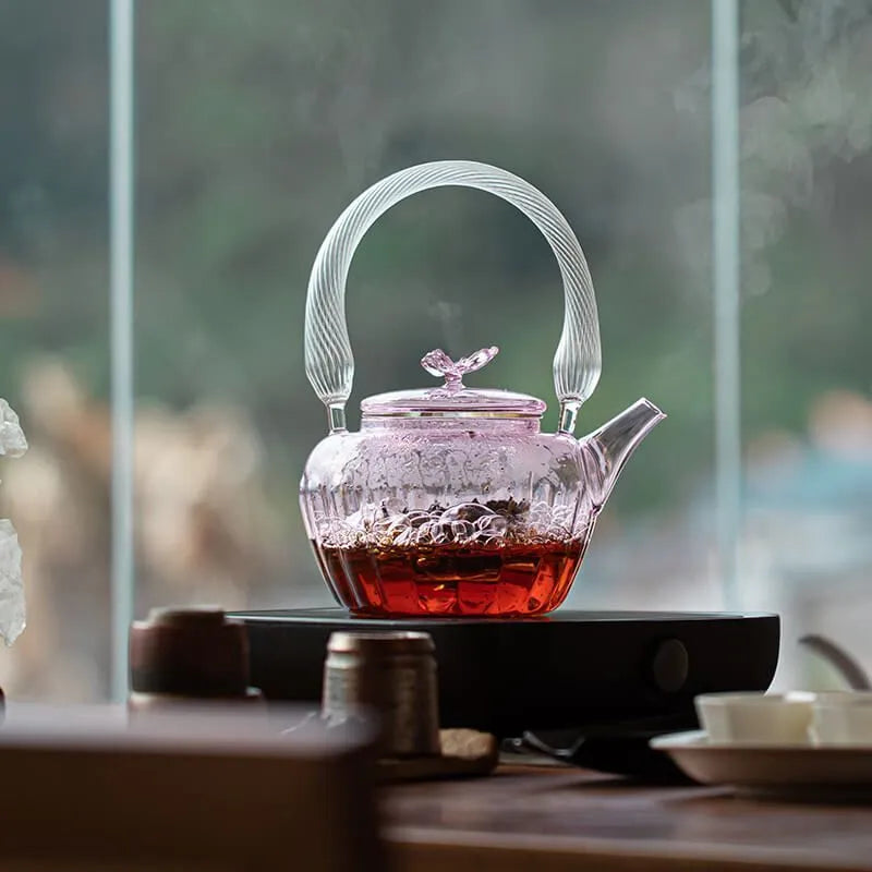 Pink Silent Electric Teapot 1000ml