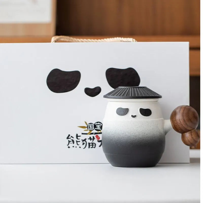 Panda Ceramic Cup 420ml