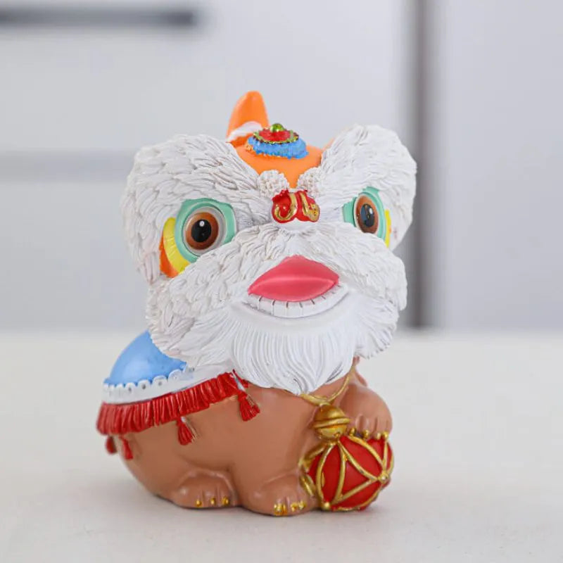 Lion Tea Pet Figurine