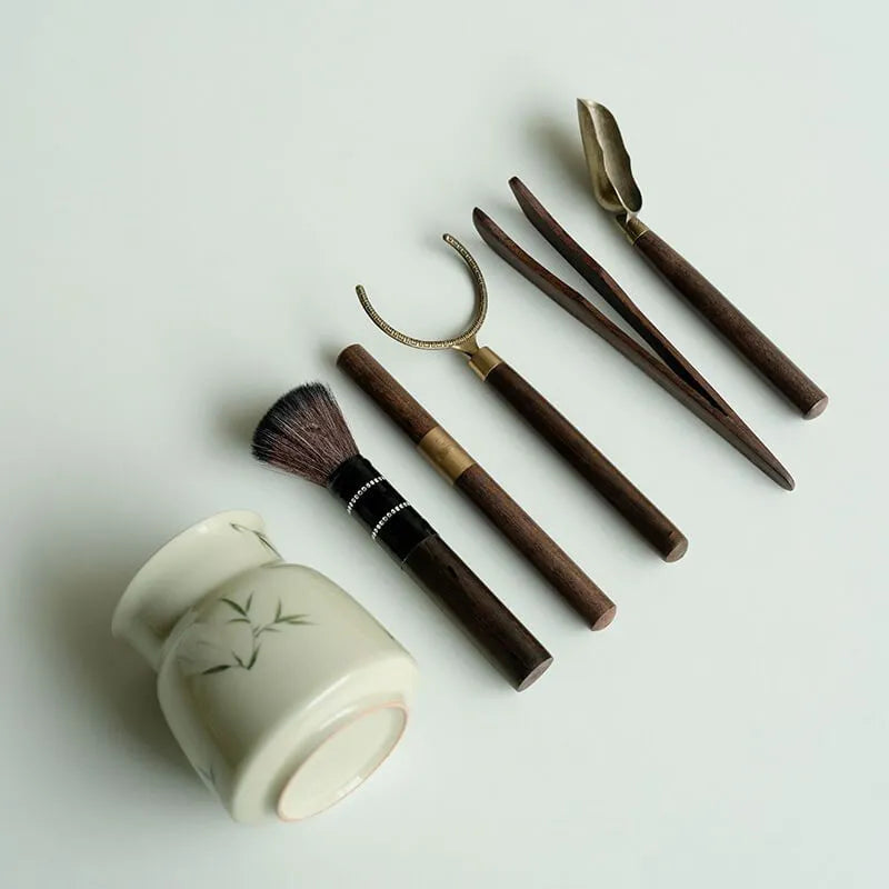 Hand-Painted Xiaozhu Bamboo - Tea Ceremony Tube