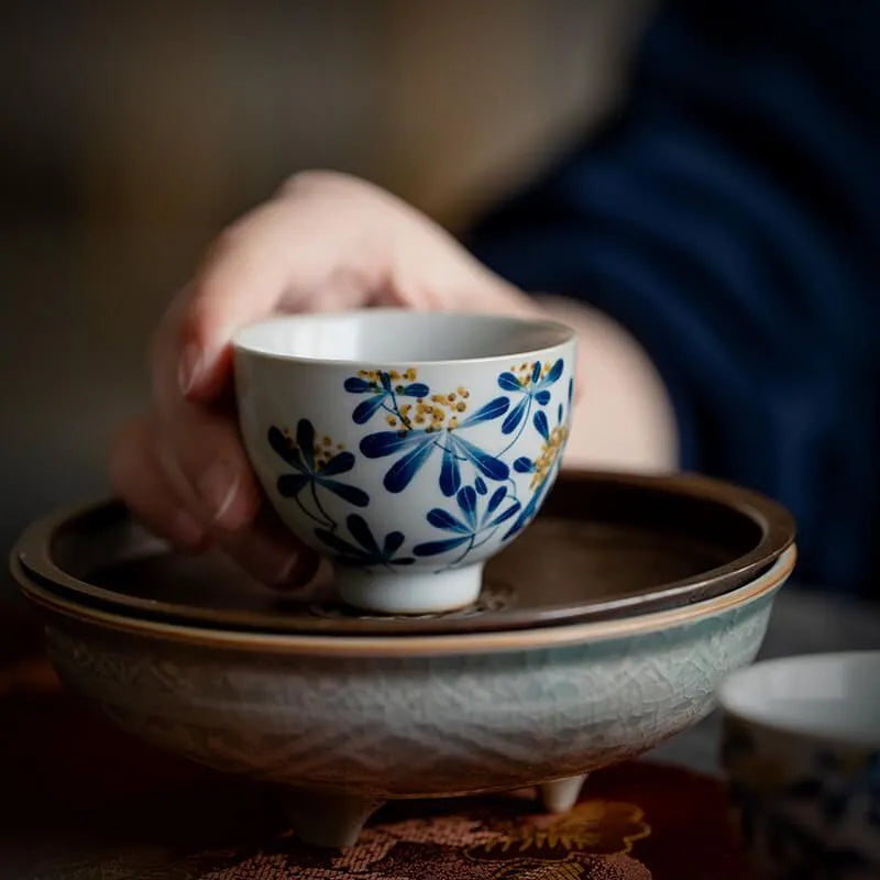 Hand-Painted Osmanthus Tea Cup 70ml