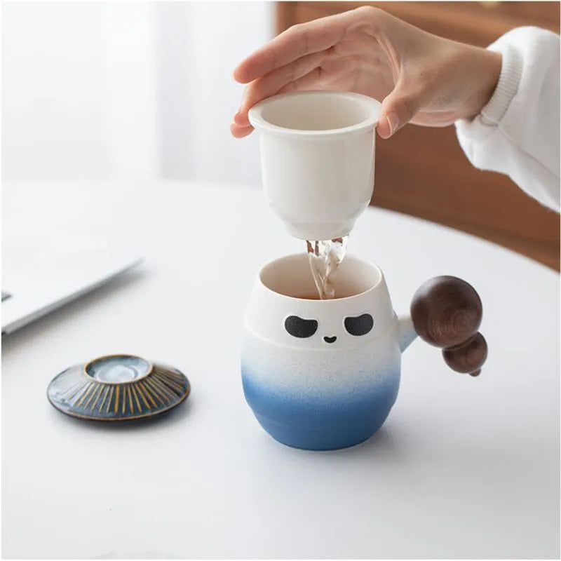 Panda Ceramic Cup 420ml