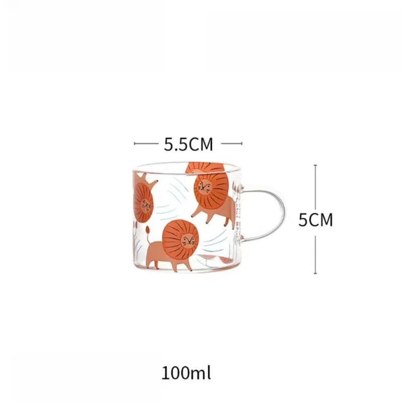 Panda Glass Cup 100ml