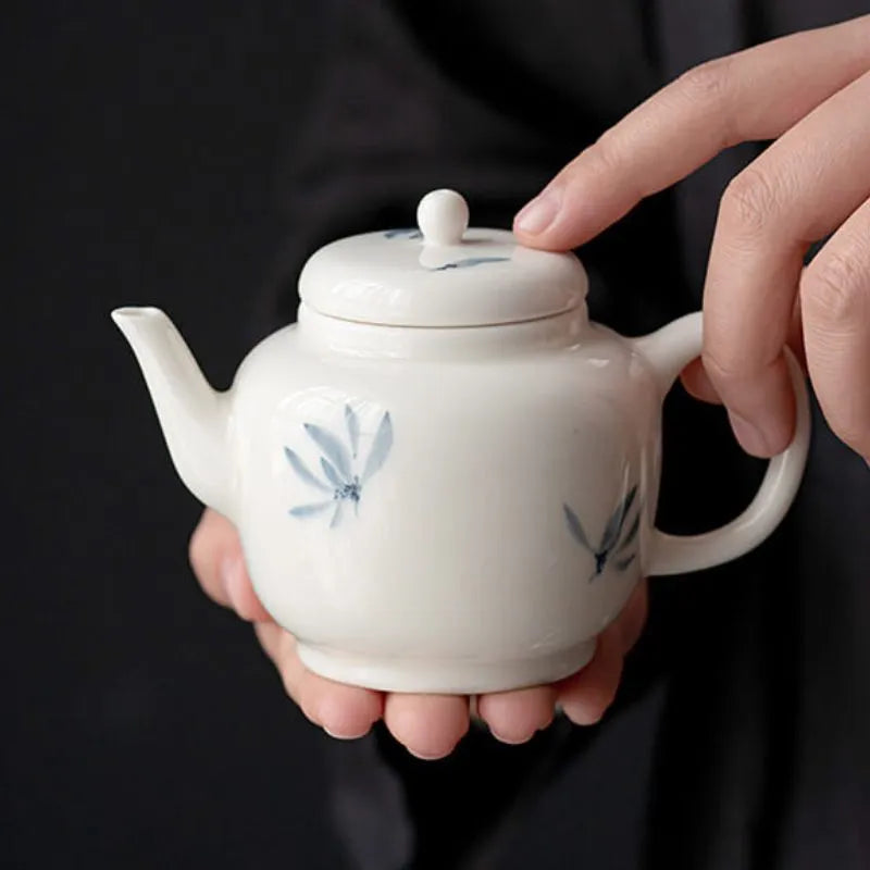 Hand-Painted Butterfly Orchid Tea Pot 190ml